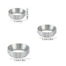 1PC/ Funnel 51mm/53 Mm/58mm Espresso Dosing Rings Stainless Steel Funnel Coffee Dosing Ring Fits , Espresso Accessories Dosing Ring Portafilter Funnel Silver Back To School