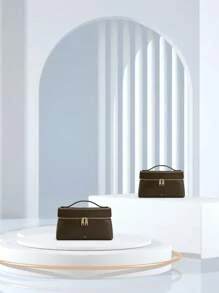 Geantă în stil retro la modă, portabilă, simplă, versatilă, pe umăr, potrivită pentru munca de birou, călătorie de afaceri, navetă, în aer liber pentru femei, în formă de cutie