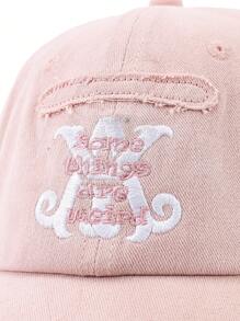 1pc Women's Baseball Cap, Fashion Casual Embroidery Versatile Baseball Cap, Sun Protection For Outdoor, Spring & Summer - Baseball Cap - View 9