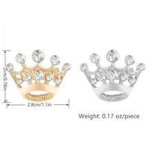 GuoShuang 24 件皇冠形简约实用女士胸针