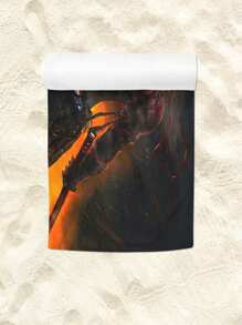 This Beach Towel Features A Unique Muscular Warrior Pattern As The Core Design, With Vivid Colors That Showcase Personalized And Power. Made Of High-Quality Quick-Dry Fabric, It Is Soft To The Touch And Highly Absorbent, Suitable For The Beach, Pool Or Daily Casual Use. Multiple Color And Size Options Are Available, And Customizable Text Is Supported, Making Your Beach Towel One-Of-A-Kind. It Is A Fashionable Essential For Summer Outdoor Activities!