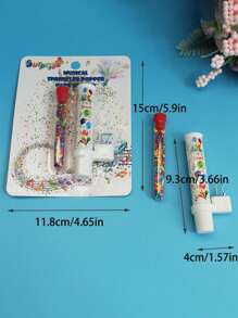 1/5pcs Surprise Fan Birthday Candle Creative Funny Cake Decoration Children's Votive Candle Suitable For Party Birthday Party Atmosphere Decoration Props,Birthday Candles,Birthday Decorations,Happy Birthday,Cake Candles,Room Decor - Multicolor - View 6