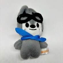 Anime Kawaii Doll Figures KPOP-SKZ Kawaii Cartoon Pilot Doll PILOT5 FM Cartoon Stuffed Keychain Doll Plush Doll Toys Kawaii Adults KZ Fans Keychain Pendant Gift A Christmas And Birthday Gift For A Friend - Multicolor - View 10