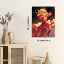 Framed Fate Anime Canvas Wall Art - Waterproof,  Poster For Living Room, Bedroom, Study Decor | Perfect Gift Idea, Anime Room Decor, Perfect For Room Decor