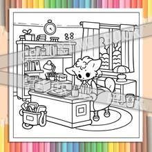 1 pieza Libro para colorear antiestrés para adultos, Tema: Patrones de espacio confortable, Nuevo lanzamiento 2025, Tamaño: 7,9*7,9 pulgadas, 24 páginas, Impresión de un solo lado, Regalo ideal para el Día de San Valentín, cumpleaños, Pascua y otras fiestas, Útil para relajarse, Día de la Madre, Regalo para mamá, Vuelta al cole, Útiles escolares