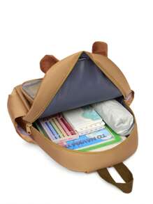 Mignon sac à dos transparent de type dessin animé de sanglier d'eau, nouveau sac à dos imperméable ultra-léger convenant aux étudiants pour aller à l'école, sac d'école adorable