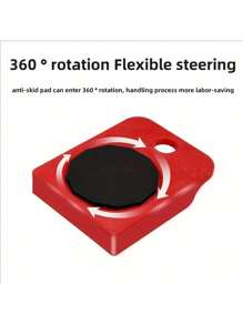 5Pcs/Set Furniture Mover Tool Set With Bar Furniture Mover Lifter With Wheel Professional Moving Tool Heavy Furniture Moving Sliders Appliance Rollers Heavy Duty Furniture Lifter And Sliders Kit Furniture Movers Sliders Appliance Movers - Multicolor - View 4