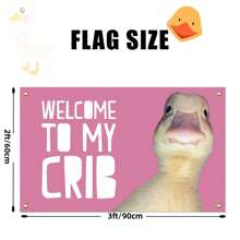 房间装饰 1 件，2x3 英尺欢迎来到我的旗帜，趣味房间横幅，人孔墙横幅，黄铜装饰，用于大学宿舍装饰，户外，派对，节日家居装饰墙面装饰卧室装饰墙面艺术海报家居装饰客厅挂毯用于房间壁挂毯房间装饰用品 - 淺粉色 - 查看 3
