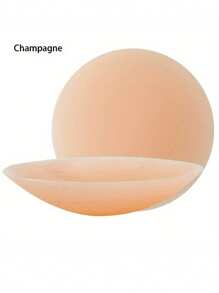 2/6 件可重复使用硅胶乳头贴，无缝隐形自粘防凸乳贴，适用于女士内衣和内衣配件 - 彩色 - 查看 10