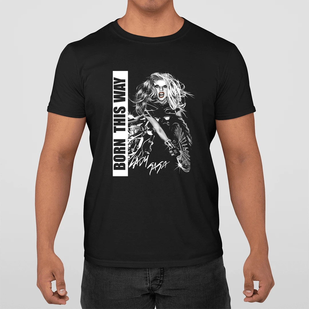 Lady Gagaa Viva La Mayhem Little Monsters LDG003 Men's Black T-Shirt - 黑色 - 查看 1