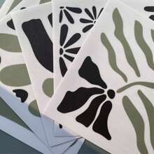 Autocollant de carreau de céramique floral vintage Matisse pour la cuisine, décalcomanie murale imperméable, cadeaux d'anniversaire, de remise des diplômes, décoration de chambre, décoration de maison, décoration murale de salle de bain, décoration de chambre à coucher, décoration de pièce, décoration de salon, décoration de maison, art mural de salon, papier peint autocollant, autocollants personnalisés, décoration de cuisine