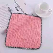 Set de 5 toallas absorbentes de microfibra ultrafina - toallas de mano cuadradas, paño de limpieza antiadherente y sin aceite