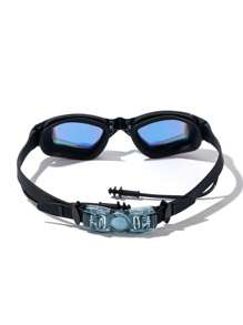 7-Color Adult Swimming Goggles Set, Anti-Fog Anti-UV Swim Glasses Unisex With Nose Clip, Waterproof And Clear Vision