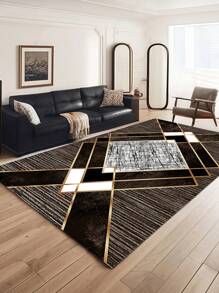 Luxury Style Indoor Decorative Carpet, Crystal Velvet Plush Indoor Rug, Living Room/Sofa/Bedroom/Bedside Anti-Slip Mat, Dining Room/Kitchen Carpet, Office Chair Pad, Entryway Doormat, Outdoor Picnic Blanket, Camping Mat