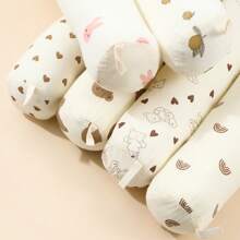 Cylindrical Pillow For Babies, Cotton Insert Anti-Spitting Sleeping Side Pillow, Removable & Washable Comfort Cushion - Multicolor - View 6