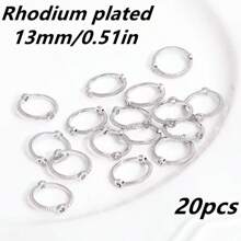 20 stuks 9/11/13MM messing verbinding kralen frame ring 18K verguld doorlopende gat kralen cirkel voor doe-het-zelf kralen sieraden maken benodigdheden