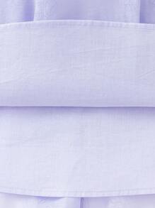 Balabala Girls' A-Line Summer Dress, Soft & Stylish Look - Pink Purple - View 6