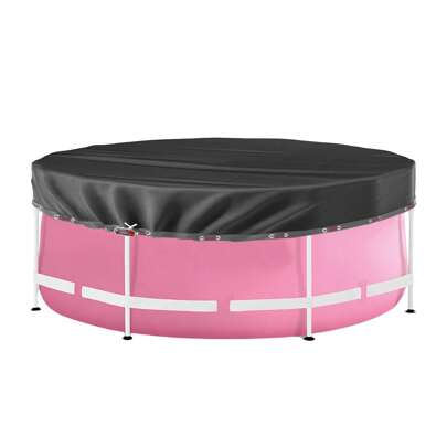 Heavy Duty Above Ground Round Pool Cover - Perfect For Above Ground Pools, Storage Tank Covers With Pool Cover Accessories, Trampolines, Etc. - Waterproof Oxford Cloth - Perfect For Waterproof And Dustproof Garden Yard Supplies.