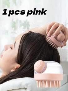 1 Peça Escova Corporal Esfoliante Multifuncional de Silicone, Escova de Limpeza Macia e Amiga da Pele com Reservatório de Líquido para Massagem de Cabeça e Limpeza Corporal, Ferramenta de Higiene Perfeita