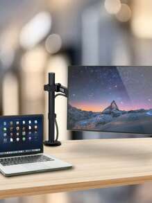 Vesa Desk Wall Mount Monitor Holder - Black - View 6