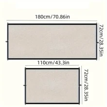 1pc Elevated, Reinforced, Movable And Foldable Pet Fence, Portable Pet Safety Barrier For Stairs And Doorways, Can Be Installed Anywhere For Indoor/Outdoor Use, 2 Different Sizes Available For Home Pet Gates