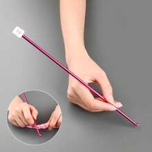 27 厘米彩色铝制钩针 11 件/套，手工编织工具，多种颜色 - 彩色 - 查看 2