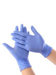 100/50/30/10pcs Prune Disposable Nitrile Gloves, Waterproof, Oil-Proof, Thick, Suitable For Kitchen, Beauty, Household, Suppliers For Kitchen, Bathroom, Home Cleaning, Household Products