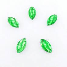 Szkło w kształcie navette, wielokolorowe, błyszczące, ręcznie robione, do szycia, kryształowe, ręcznie szyte, kryształki ozdobne, płaskie z tyłu, z otworami, klejnoty, akcesoria DIY, kamienie do przyszywania, strass do ozdabiania ubrań, sukienek, toreb, butów, broszek, kolczyków, rękodzieła