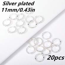 20 stuks 9/11/13MM messing verbinding kralen frame ring 18K verguld doorlopende gat kralen cirkel voor doe-het-zelf kralen sieraden maken benodigdheden