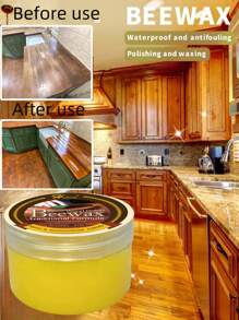 1PCFloor Cleaner, Home Wooden Floor Protection, Cleaning And Maintenance Wax, Decontamination, Dust-Proofing, Brightening And Polishing, Floor Cleaner And Wax Cleaner Used For Protecting And Maintaining Home Wooden Floors