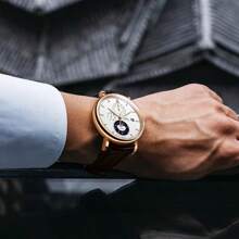 LOBINNI Automatic Mechanical Waterproof Multifunctional Business Casual Watch 13056 - Silver - View 6