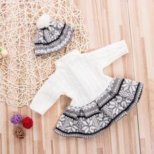 18'' Doll Clothes Outfit Dress Clothes For American Girl Our Generation My Life Doll Christmas Gift - Xám - Xem 3