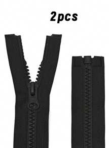 2 Peças Zíperes #5 Separadores de Resina, Zíperes Removíveis, Adequados para Costura Doméstica DIY, Substituição de Zíper