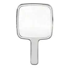 Personalized Wave-Shaped Vintage Handheld Makeup Mirror, Portable Square Mirror, Great Birthday Gift For Friends, Girlfriend, Family,Multi-Functional,Ornamental,Letter,Solid Color,Exquisite,Stylish,Vintage,Modern,Colorful,Leisure,Basics,Casual,Soft,Unique,Customized,Personalized,Custom,Ideal Gifts For Her,Girlfriend,Her,Boyfriend,Friends