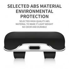 Portable Car Glasses Case, Car Driving Glasses Holder, Sunshade Glasses Box, Black Color