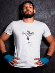 Playera Sublimada Diseños Para GYM - Gris - Ver 1