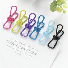 Multi-Functional Color Clip, Suitable For Clothing-Peg, Clothes Fixing, Sealing Clip, Snack Sealing, File Long Tail Clip, Fixed Windproof, Household Debris Storage Clip, Random Color