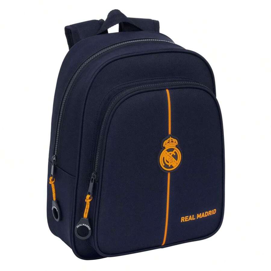 皇家馬德里第二套球衣兒童背包適用於手推車 24/25 27X33X10 公分（Safta 612457524）✅ 24/48 小時內送達西班牙（半島）
