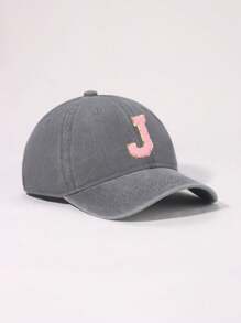 1piece 26 Letters Baby Baseball Cap, Vintage Trucker Baby Cap Hat | Country Cowboy Cute Preppy Retro Western Trucker Hats,Outdoor Cowboy Cap For 1-3Y Baby - 1PC - View 44