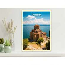 1pc Nordic Retro Porto & Paris City Travel Posters - Canvas Art Prints For Living Room Wall Decor & Tourism Gifts No Frame