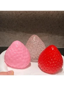 Quả dâu tây khổng lồ sáng tạo, Đồ chơi bóp dâu tây kem tươi mô phỏng chất lượng cao, Đồ trang trí để bàn, Đồ chơi giảm căng thẳng ở văn phòng/trường học, Đồ chơi bóp trái cây hồi phục chậm, Thích hợp cho ngày lễ, sinh nhật, quà tặng tiệc tùng - Nhiều màu - Xem 12