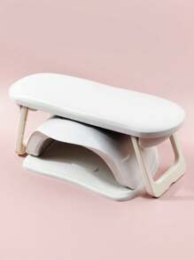 Desktop Foldable Nail Art Pillow - White - View 2