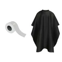 10 In 1 Hair Cutting Barber Cape With Neck Duster Brush Barber Brush Neck Strips Hair Combs Hair Clips, Professional Barber Accessories Cleaning Supplies For Salon Haircut Styling (Black) Gifts For Her / Gifts For Him/Romantic Gift/Love Gift/Couple Gift/Valentine Present/Valentine - Black - View 8