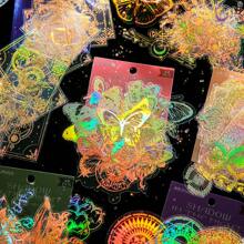 40 件/套极光之夜系列复古激光装饰贴纸、剪贴簿和规划材料 - 彩色 - 查看 2