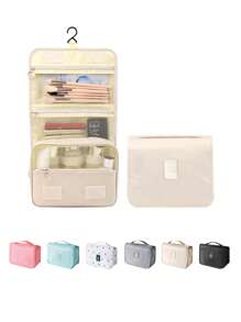 1pc Travel Toiletry Bag Makeup Storage Bag Hanging Make Up Bag For Shower Room Accessories Portable Cosmetic Storage Bag Waterproof Makeup Bag For Bathroom Makeup Organizer Makeup Storage Makeup Holder Cosmetic Bag