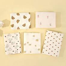 皱褶细布婴儿襁褓包，双层柔软新生儿医院接收毯，婴儿襁褓毯和浴巾