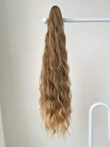 32 Inch Soft Wavy Synthetic Hair Extension With Claw Ponytail, For Women