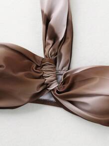 Bộ bikini 3 mảnh lệch vai gợi cảm mới về mùa Xuân/Hè, trang phục đi biển, dự tiệc, hẹn hò. - Nhiều màu - Xem 5