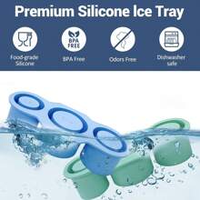 1 Peça Forma de Gelo, Forma de Gelo, Ferramenta de Forma de Gelo, Cubo de Gelo, 20-40 oz, Forma de Gelo de Silicone com Tampa, Adequada para Refrigeração de Uísque, Drinques, Cerveja, Café, Etc, Fácil de Operar. Compatível com Ice Cube Tray Ice Cube Ice Cube Squishy Ice Cube Mold Ice Cube Mould