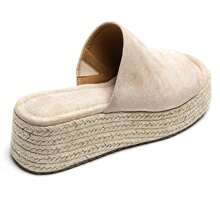 Women's Wedge Sandal Simple Casual Daily Fashion - Beige - View 6